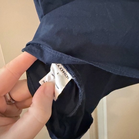 Ulla Johnson Iren Top Navy - Size 4 - Picture 5 of 5